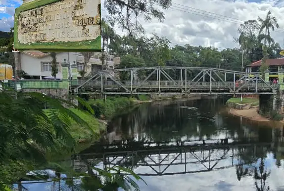 Ponte Velha sobre o Rio Nhundiaquara em Morretes PR