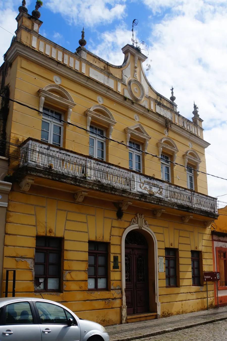 Sede da Prefeitura Municipal de Antonina PR, construída no final do século XIX pelo Coronel Líbero Guimarães