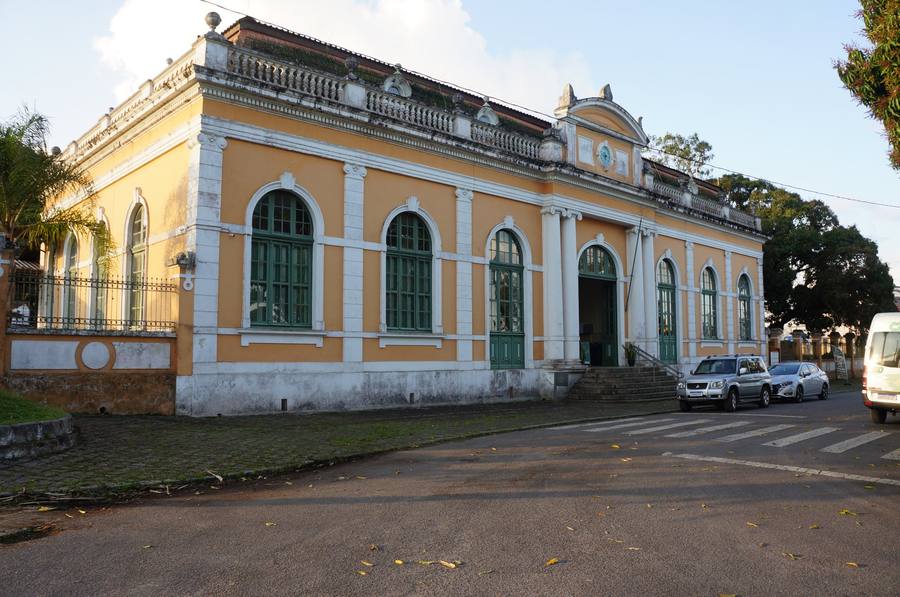 Estação Ferroviária de Antonina PR, inaugurada em 1922, patrimônio tombado pelo Estado