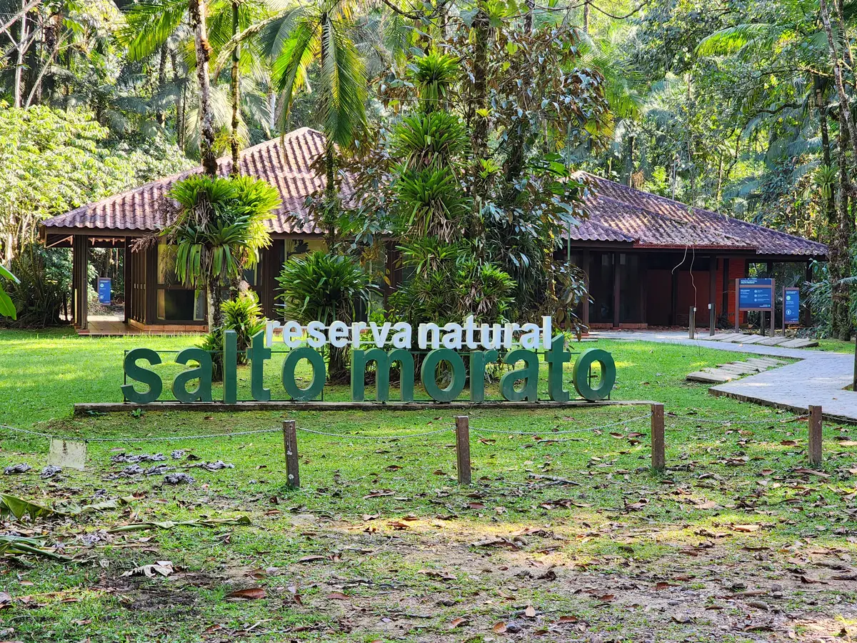 Entrada da Reserva Natural Salto Morato